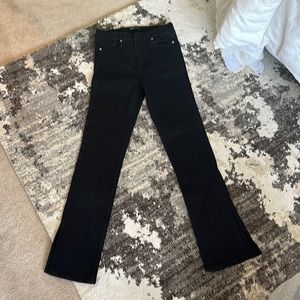 Zara High Rise Slim Fit Slit Jeans
